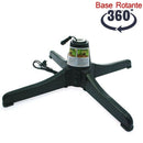 Base Girevole per Albero di Natale con Rotazione 360° e Attacco per Luci Portata 36 kg      