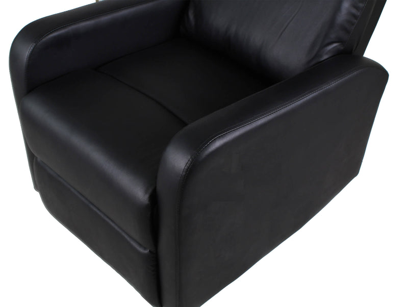 Poltrona Alzapersona Elettrica 1 Motore in Similpelle Vandi Nera