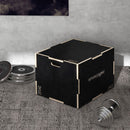 Box Jump Pliometrico a 3 Altezze 76-61-51 cm in Legno Antiscivolo Nero