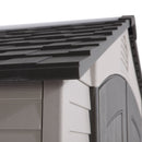 Casetta Box da Giardino Porta Utensili 204x132 cm in Polietilene Grigio