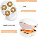 Epilatore Rasoio Elettrico Ricaricabile Indolore da Donna per il Corpo