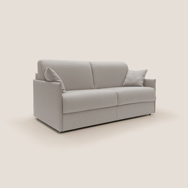 Divano Letto 2 Posti 169x90x96 cm in Tessuto Panna online