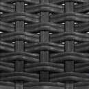 Sedia da Giardino Virginia 47x59x86 h cm in Wicker Antracite