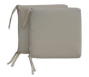 Set 2 Cuscini per Sedia da Giardino 40x40x5 cm in Dralon Allegro Ecru