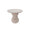 Table basse Alka Ø 36x34 cm en Acier Beige