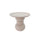 Table basse Alka Ø 36x34 cm en Acier Beige