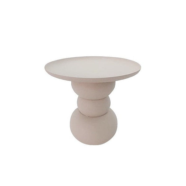 Table basse Alka Ø 36x34 cm en Acier Beige online