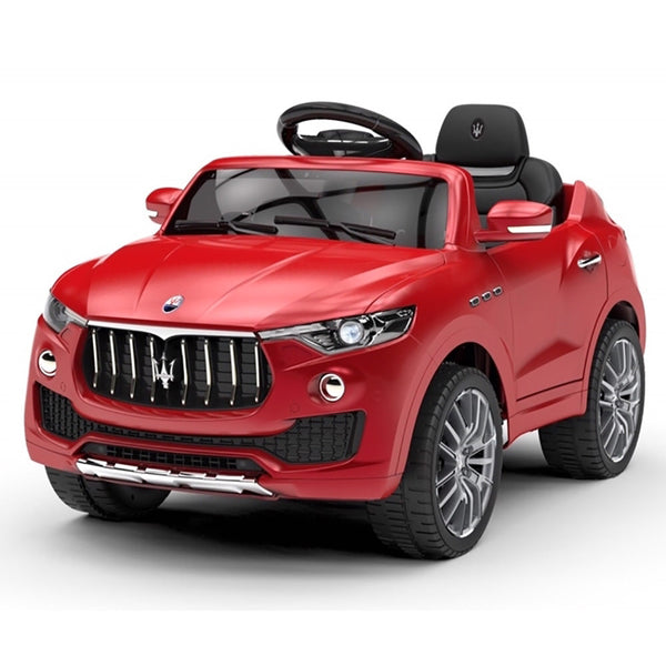sconto Voiture électrique pour enfants 6V avec permis Maserati Levante Rouge