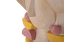 Vaso Elegant 26x27x19 cm in Poliresina Multicolor