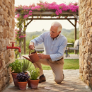 Rubinetto Colorato per Fontana da Giardino in Ottone Belfer RUB/022 Rosso