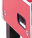 Calciobalilla in Mdf Rosso con Aste Rientranti Garlando G-500 Weatherproof