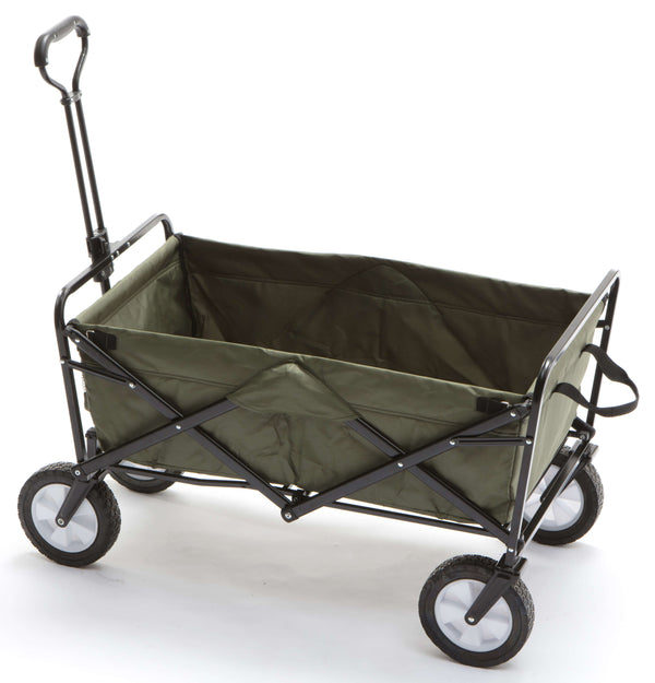 Chariot de Jardin Pliant 85x45x53 cm en Acier avec Poignée Extensible Taddei Garden Plus Vert Foncé online