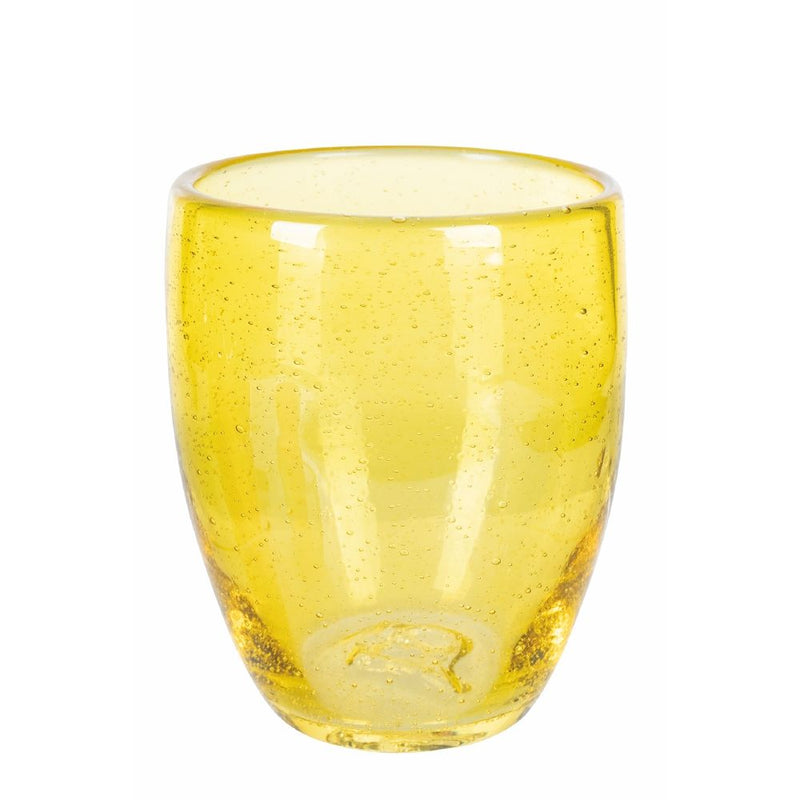 Set 6 Bicchieri Acqua Acapulco Sunset in Vetro VdE Tivoli 1996 Rosso