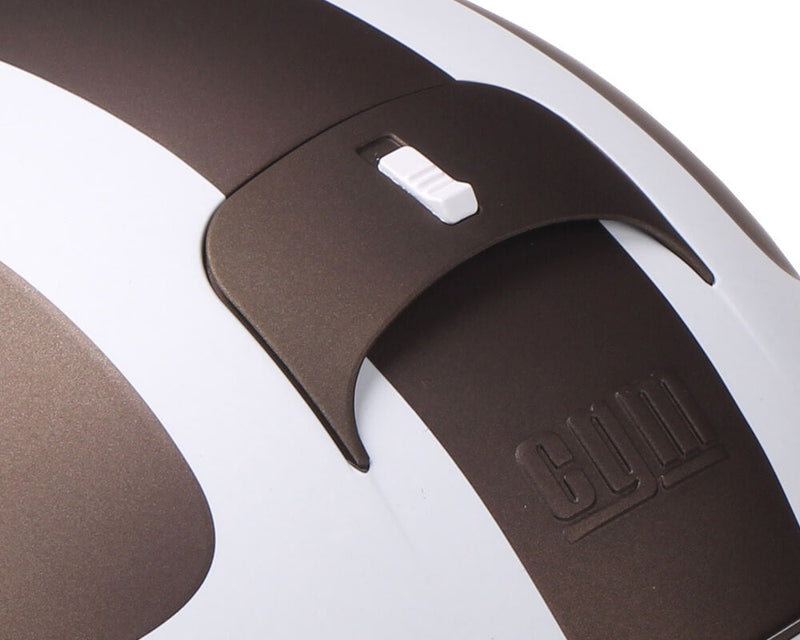 Casco Demi-Jet per Scooter Visiera Lunga CGM Positano 107V Marrone Opaco Varie Misure