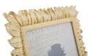 Cornice Glam Petalo 28x1,8x33 cm in Resina Oro