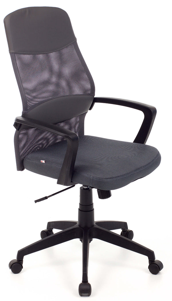Fauteuil de bureau exécutif en tissu réseau gris acquista