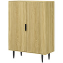 Scarpiera Salvaspazio 15 Paia di Scarpe 4 Ripiani Regolabili 80x38x110 cm Rovere 