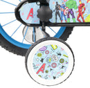 Bicicletta per Bambini 14" Marvel Avengers Freni Caliper e Stabilizzatori in Acciaio Hi-Ten Blu e Rosso
