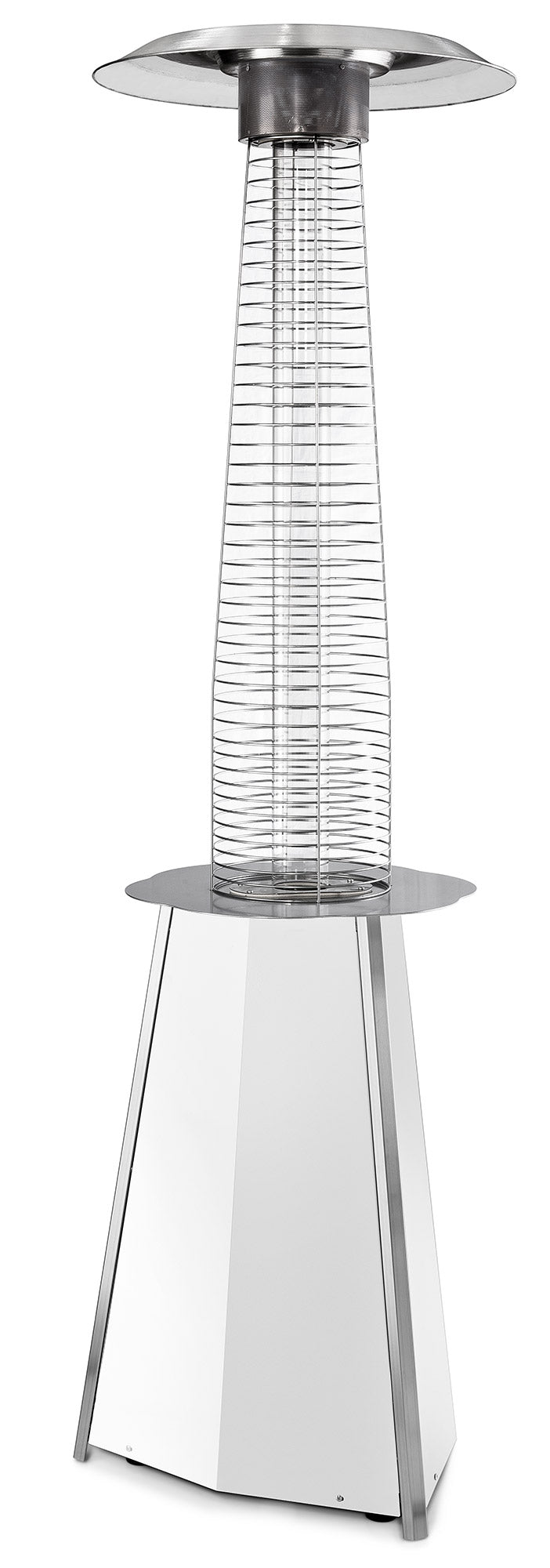 Stufa da Esterno Fungo a Gas GPL 10 kW Solflame Siabs Bianco