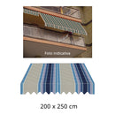 Tenda da Sole a Caduta 2x2,5m Tessuto in Poliestere Disegno P4032