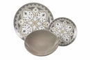 Servizio Piatti 18 Pezzi in Porcellana e Gres Multicolor Villa d'Este Home Tivoli Marocco