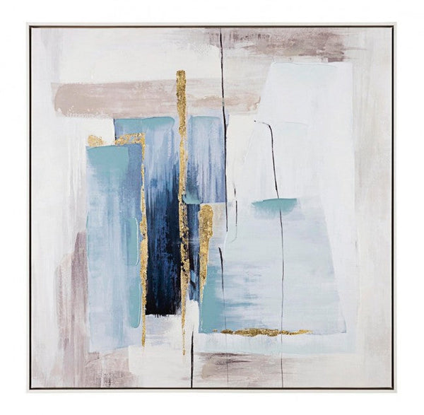 Peinture à l'huile avec Cadre Couronne P2379-1 82.5x82.5 cm Impression sur Toile sconto