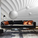 Fotomurale - Simmetria Bianca Carta Da Parato Erroi