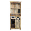 Mobile Yorick 90x40x190 h cm in Legno Marrone