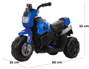 Moto Elettrica per Bambini 6V Kidfun Furia Blu