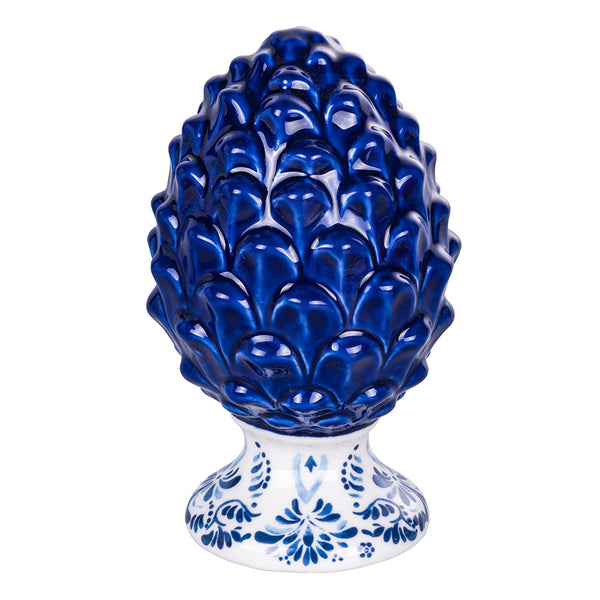 sconto Pigna con Base Decorativa Ø8,4x13,7 cm in Ceramica VdE Tivoli 1996 Pigna