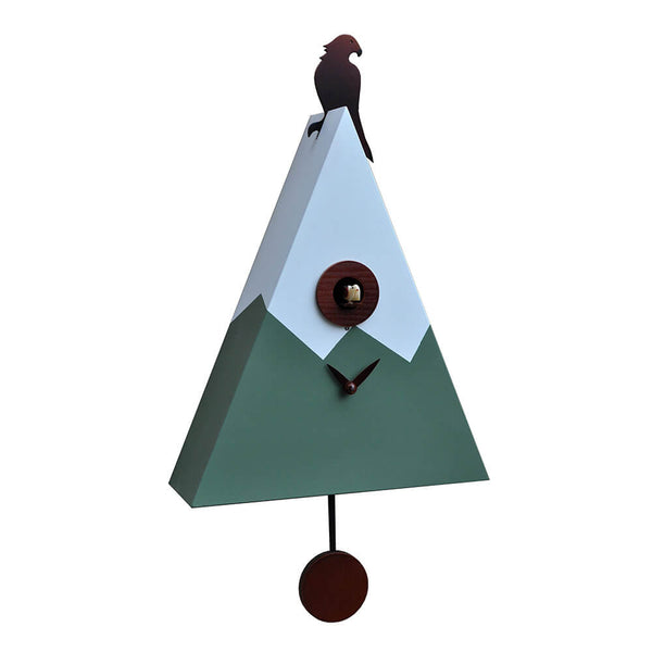 Horloge Coucou Murale 28X40X10Cm Pirondini Italie Blanc Bernina Dentelle sconto