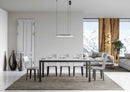 Tavolo Allungabile 160-420x90x77 cm Everyday Evolution Bianco Frassino
