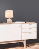 Lampada tavolo da Interno   in Ceramica Beige