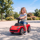 Auto Cavalcabile per Bambini 18-36 Mesi Licenza Porsche 63x28,5x38 cm con Clacson Fari Suoni in PP Rosso      
