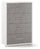 Commode 4 Tiroirs 71x110x41 cm Oxyde Blanc/Ciment