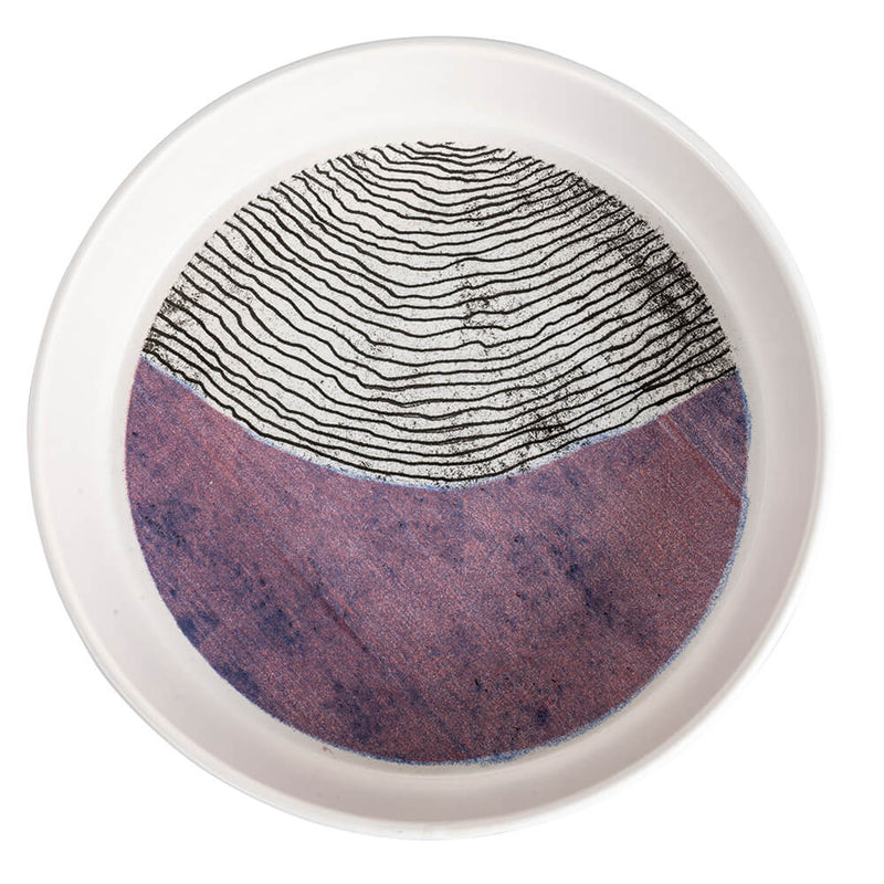 Set 4 Piatti Fondi Ø21x6 cm  in Ceramica VdE Tivoli 1996 Switch