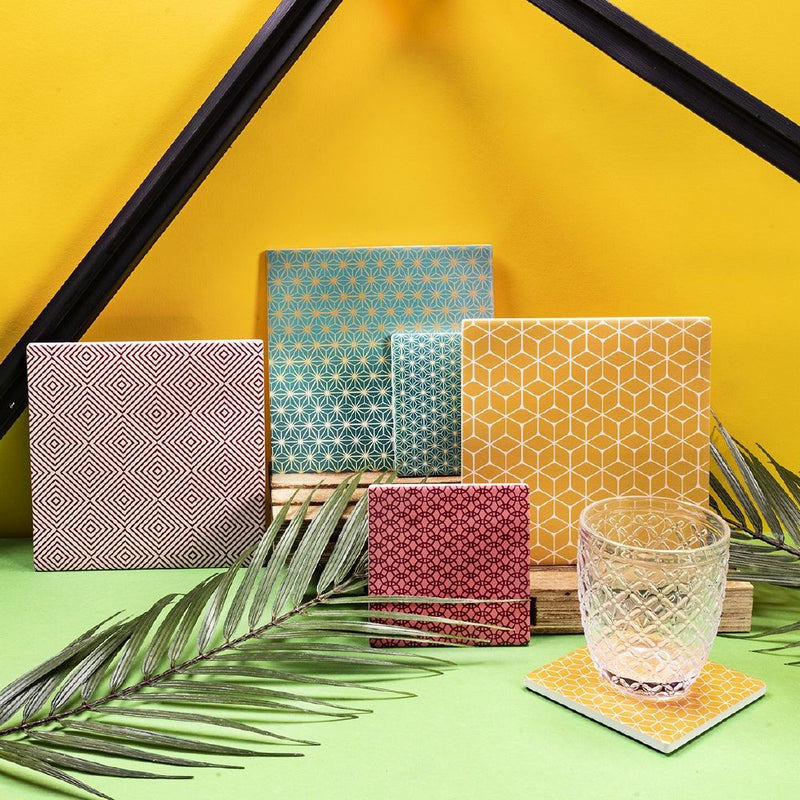 Sottopentola 16x16x1 cm in Ceramica VdE Tivoli 1996 Confusion