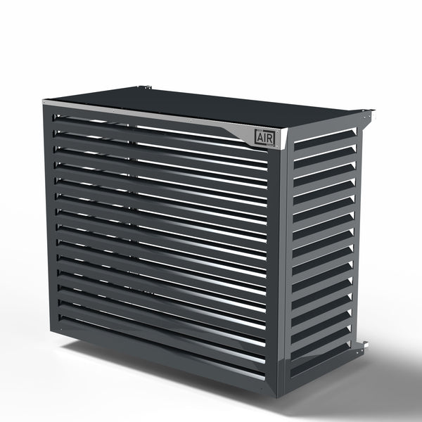 Copri Condizionatore 135x112x74 cm in Alluminio a Parete Big Blade XXL Antracite sconto