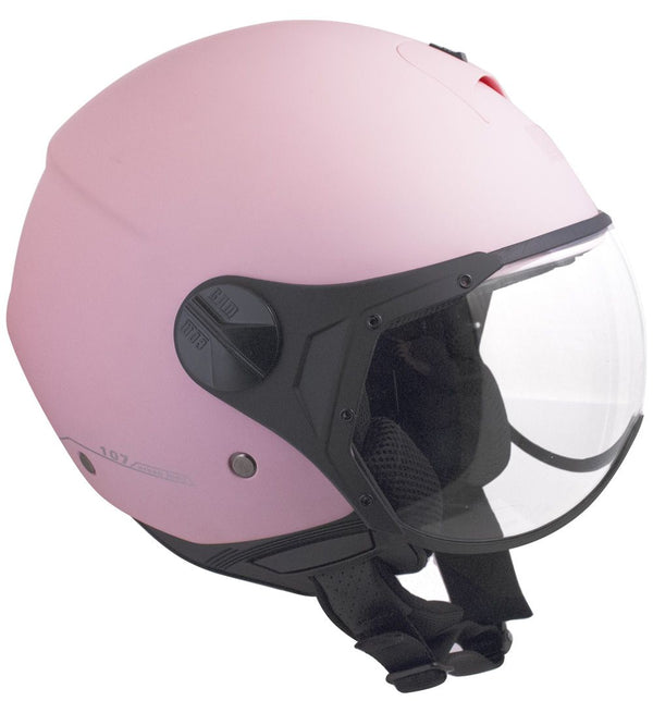 Casque Jet pour Scooter Forme Visière CGM Florence 107A Mat Rose sconto