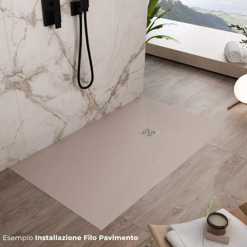 Piatto Doccia in Pietra Bonussi Canton Sabbia Varie Misure