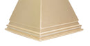 Piramide Oro 11,5x11,5x15,5 cm in Poliresina 