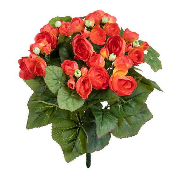 prezzo Set 3 Bouquet de Bégonia Artificiel Hauteur 28 cm