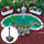 Kit Bassin Artificiel + Pompe de Filtration de Jardin 185x115x36 cm en Polyéthylène 270 Litres Vert