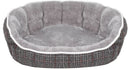 Cuccia per Cani e Gatti 75x65x20 cm in Poliestere Scotland Grigio Chiaro