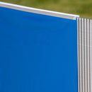 Piscina Ovale Fuori Terra 730x375xh132 cm in Acciaio e PVC Gre Mauritius