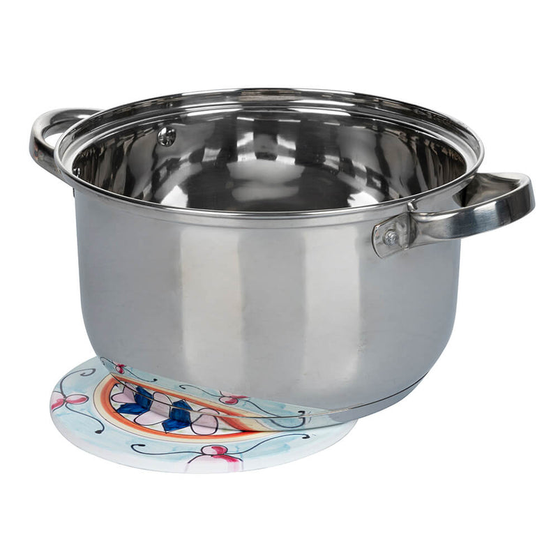 Sottopentola Tondo Ø16x0,7 cm in Ceramica VdE Tivoli 1996 Infinito