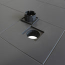 Tavolo Dallas 80x80x74 h cm in Wicker Taupe