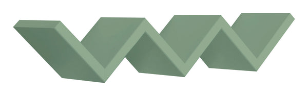 Etagère murale bibliothèque Zigzag 56x15,5 cm en bois fibre vert eau de mer online