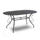 Tavolo da Giardino 160x90xh72 cm in Metallo New Old Antracite
