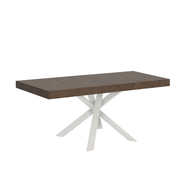 acquista Tavolo Allungabile 90/194x90x77 cm Clerk Premium Noce